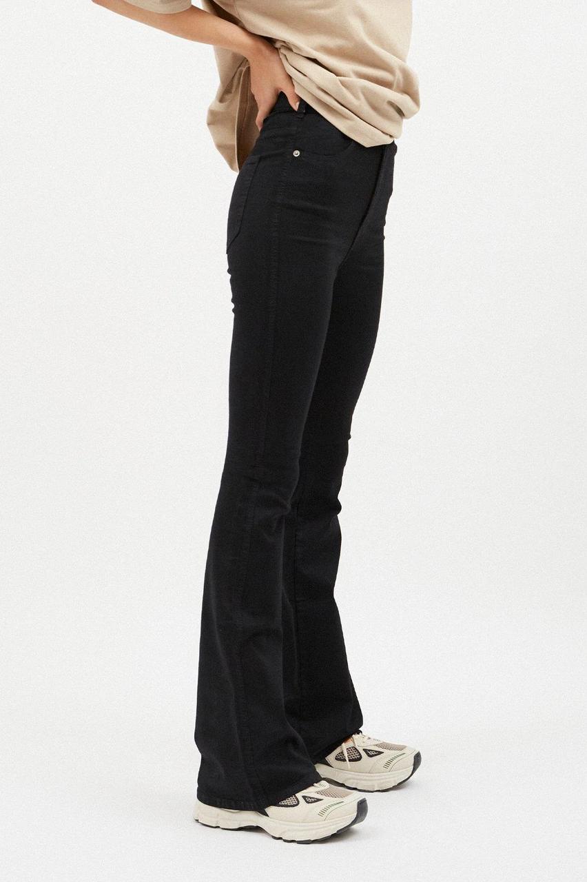 Black Denim Flare Jean