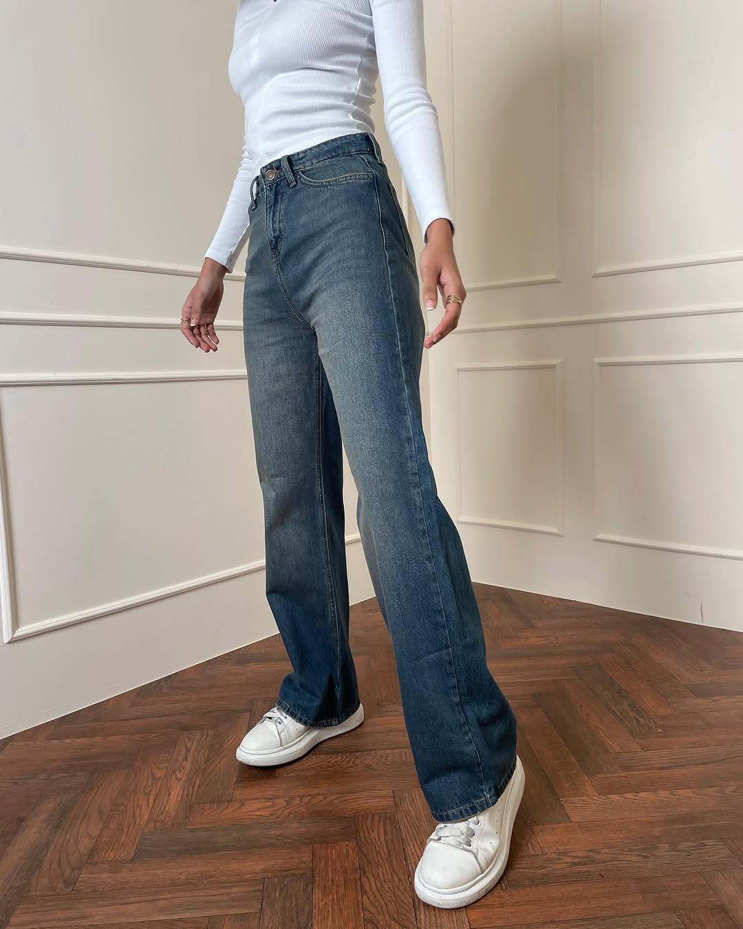 High-Rise, Wide-leg jeans